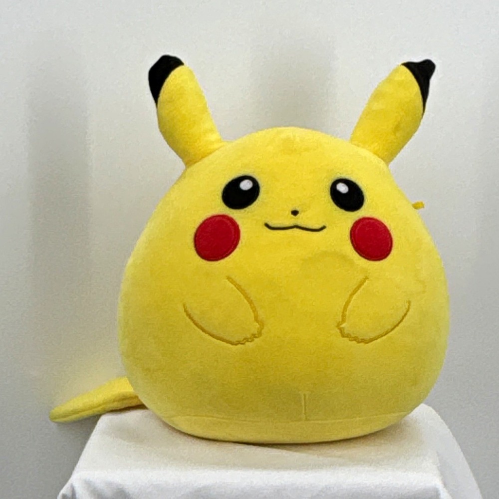 Pokemon Pikachu Yellow Plush Stuffed Animal Mouse Character Toy